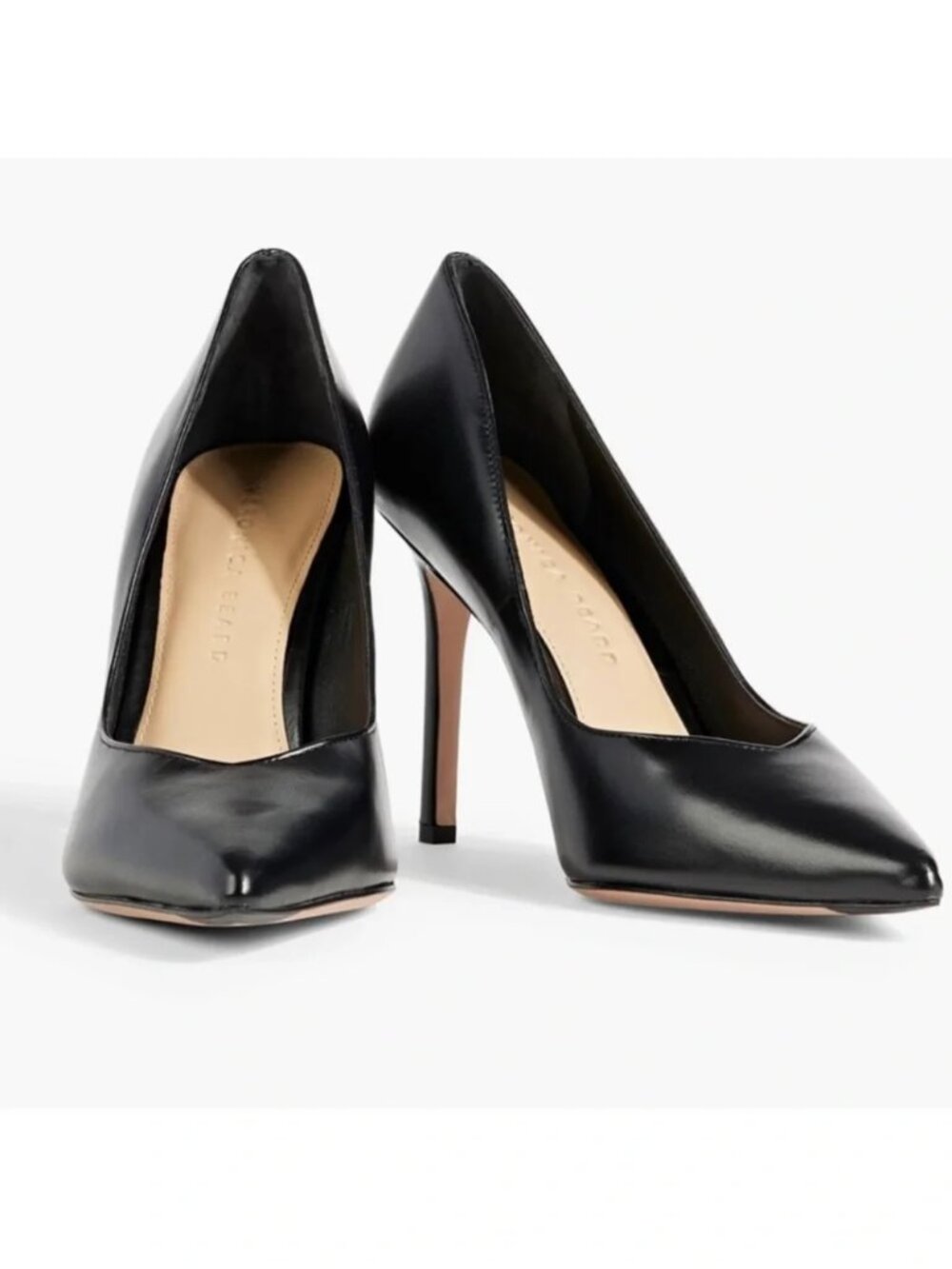 NIB Veronica Beard Lisa Leather Pump, Black, Size 11, $395